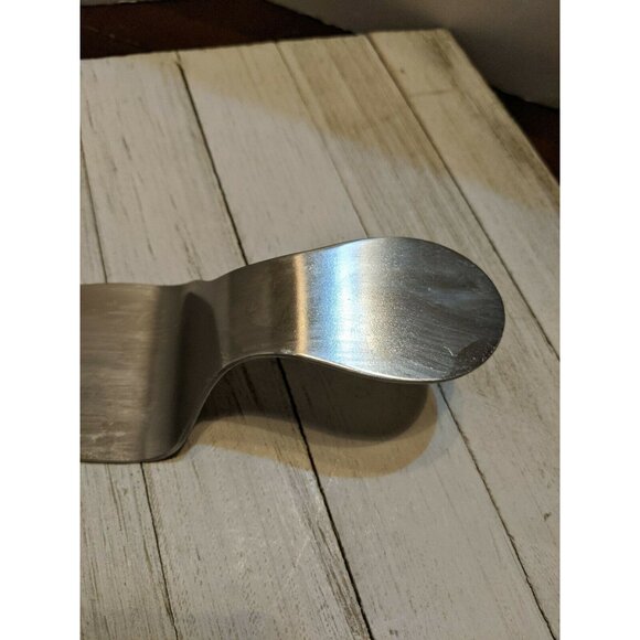 Pampered Chef Pie Server Stainless Steel 1210 Serrated Missing High Heel - Picture 2 of 7